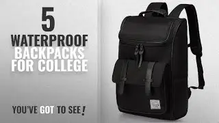 Waterproof Backpacks For College [2018 Best Sellers]: Backpack for men,Vaschy Vintage Water