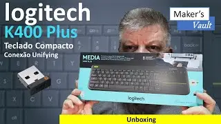 Logitech K400 Plus: Teclado compacto com touchpad e padr&atilde;o ABNT2 - Unboxing