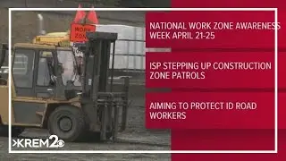 Idaho State Police stepping up patrols in active construction zones.