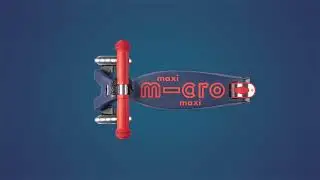 Micro Maxi Deluxe Foldable Scooter With LED Wheels