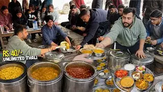 2 घंटे Mein Khel Khatam 😍 Indian Street Food | Students Ki Favorite 5-In1 Unlimited Food Thali
