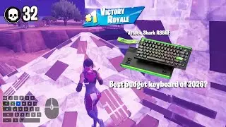 Attack Shark R85HE Best settings for Fortnite, low delay tips + Ranked BR Clips + Unboxing 🤩 C7 S1