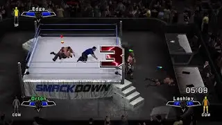 WWE Smackdown VS Raw 2007 (Season Mode) Ep 42 - Edge & Orton defeated Hardy & Lashley