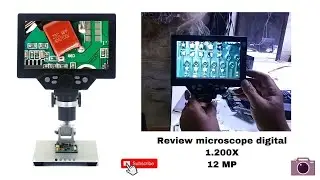 Review Microscope Digital 1.200X 12MP