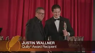 Emmy Winner Nick Nanton Honors Justin Wallner with a Quilly Award!