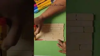 IceCreamStick Craft/Popsicle Stick Craft#popsiclecrafts #icecreamstickcraftideas #popsiclesticks