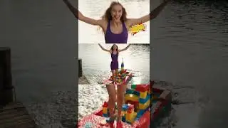 Foam, Lego, Pizza box boats!