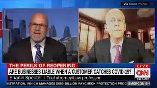 Shanin Specter interviewed on COVID Liability by Michael Smerconish on CNN 6/19/20