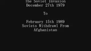 Soviet-Afghanistan war 1979 to 1989