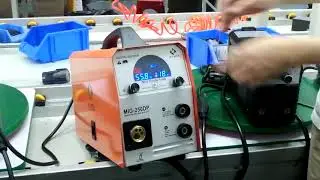 HITBOX MIG250DP Single Impulsion Poste a souder mig Unique 5 en 1 Portable Poste &agrave; souder