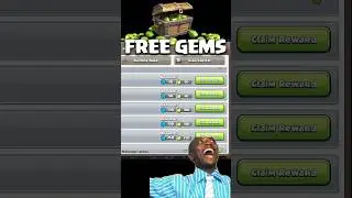 Clash Of Clans Free Gems #shorts #youtubeshorts #coc