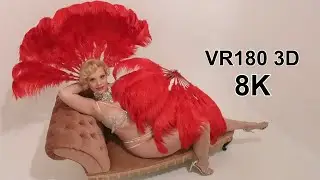 VR Fashion & Model Photography - Burlesque Costume Photoshoot (Isabella) VR180 3D 8K (LookBook)