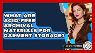 What Are Acid-free Archival Materials For Garment Storage? - Age With Style Coach