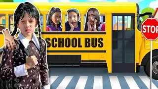 Novas Regras de Segurança e conduta no ônibus escolar com amigos Teach School bus rules with friends