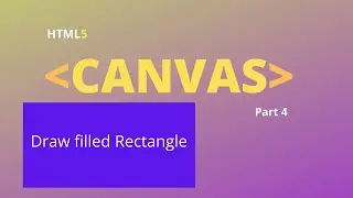 HTML5 canvas - Draw filled rectangle
