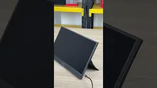 How to connect a portable monitor P15NC to the laptop. #monitor  #lenovo #laptop  #setup
