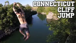 MASSIVE Cliff Jump in Connecticut