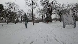 8K Virtual Run. Back to Snow/Winter Running @ Winnipeg MB Canada (11-25-24)