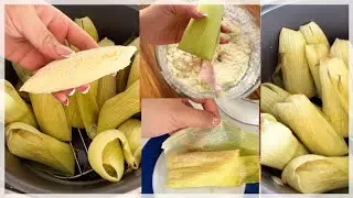 Tamalitos de elote y mantequilla 🌽🧈