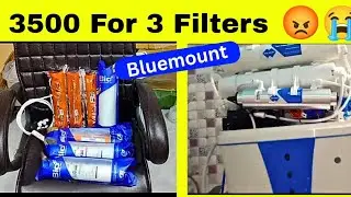 Bluemount RO Ke 3 Filters Change Karne Ke 3500 Maang Rha h Technician, Alkaline Bhi nhi Bdl Rha😡😭🤣&hearts;️
