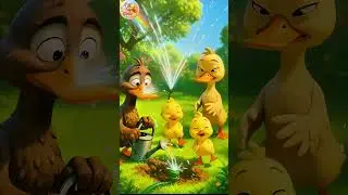 Ducks with their father #cartoon #funny #cuteanimals #duck #ducklingspro #cocoandtototales  #viral