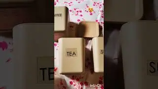 #Tea, Coffee & Sugar containers #plastic  #shortsvideo 😍😍👌❤️