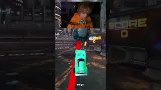 Trying to Score a FLIP RESET With LASERS On the Ball