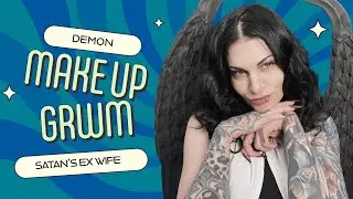 GRWM Satan's Ex-Wife #comedylivestream #demon #occultcomedy #makeup #tarotreader #sfx