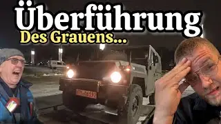 Nach EINEM KILOMETER bleibt er LIEGEN&hellip; Landrover &Uuml;berf&uuml;hrung nach Hooksiel geht (hart) schief!