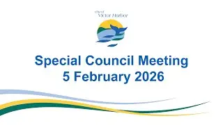 City of Victor Harbor Special Council Meeting | 5 February 2026