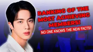 Ranking of BTS members with the most Achievements and Awards!