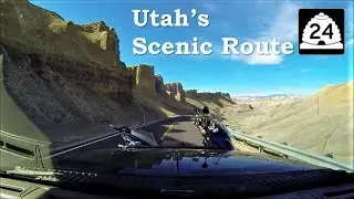 Scenic Route 24 to Capitol Reef National Park, Utah