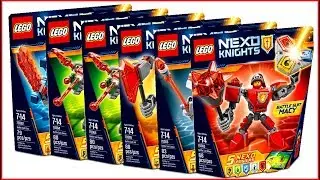 COMPILATION ALL LEGO Nexo Knights Battle Suits 2017 - Speed Build
