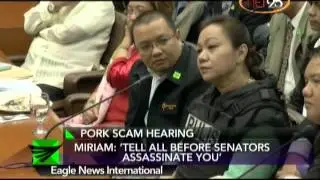 Miriam: Tell All Before Senators Assasinate You