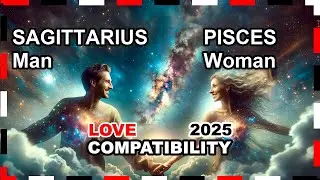 Love Compatibility YEAR 2025: Sagittarius Man and Pisces Woman 🌟💖 #sagittarius #pisces #forecast