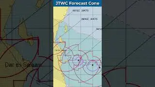 Cyclone #Hidaya closing in on landfall in #Tanzania