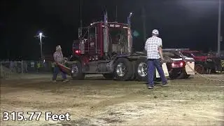Semi Truck Pulls (Saturday) At Armada Fair Pulls 2019