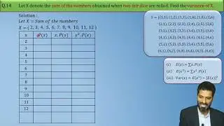 15  Ex 8 1 Q 14: MATHEMATICS 2 - SYJC (CHAPTER 8 PROBABILITY DISTRIBUTION)