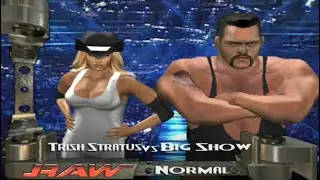 WWE Raw 2: Ruthless Aggression Xbox (Trish Stratus vs Big Show) Normal Match