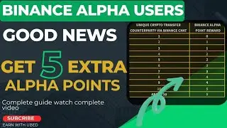 Good News | Get 5 Extra Alpha Points | Binance alpha users | Complete guide through chat transfer