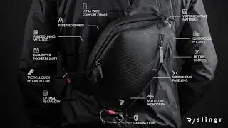 Best of Kickstarter 💡 SLINGR Carbon-Fiber Sling Bags