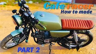 Old bike into Cafe racer fully restored 