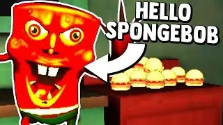 KRUSTY KRAB NIGHTMARE! (Hello Neighbor Mobile Ripoff Gameplay)