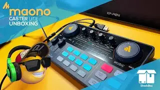 Unboxing the Maono Caster Lite, all-in-one Podcast production studio