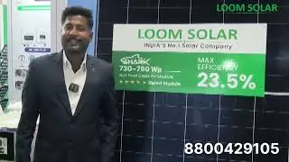 CHENNAI renewx EXPO 24.4.2025 LOOM SOLAR HJT PANEL