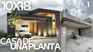 CASA EN CONSTRUCCIÓN | Medidas y tips del constructor | Proyecto Residencial de UNA PLANTA