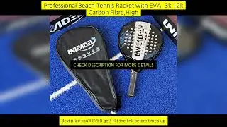 Uni Oem Customized 18K Carbon Fiber Paddle Tennis Racket Professional Pala De