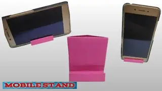 DIY- Origami Mobile Stand -How to Make By A-4 Page