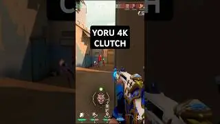 Yoru 4k Clutch #livestream #valorant #valorantclips #shorts