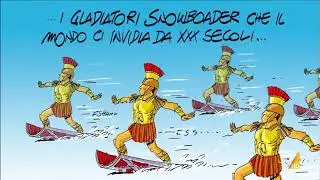 Cortina. Il cartoon del genio Makkox a Propaganda Live